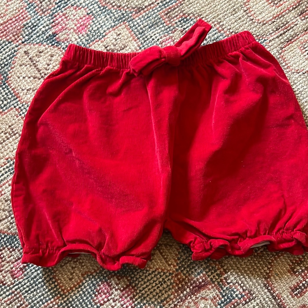 Bisby Betsy Bloomers - red corduroy